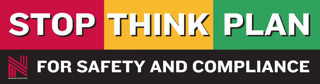 Stop. Think. Plan. image for safety and compliance